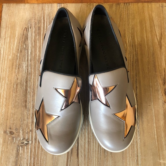 Stella McCartney Binx gray and rose gold shoes - Picture 2 of 8